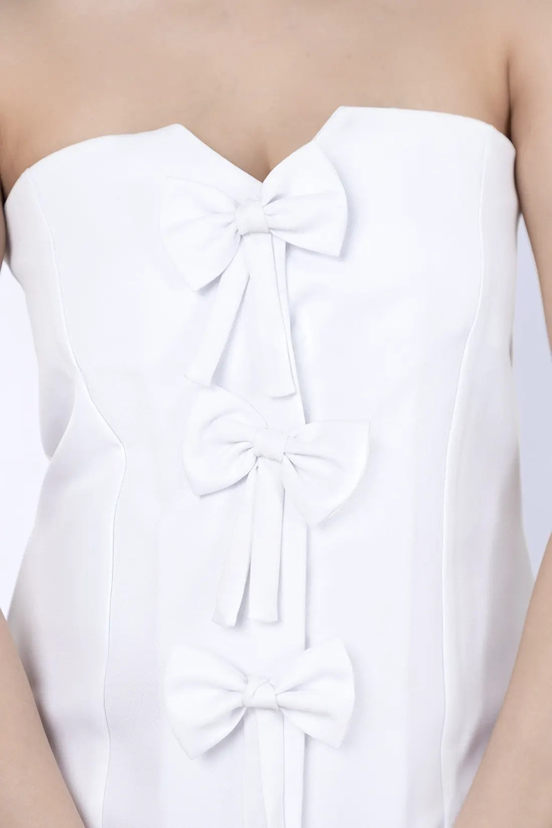 White Bow Top