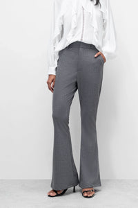 Grey Bootcut Trouser
