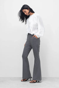 Grey Bootcut Trouser
