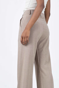 Brown Straight Fit Trouser