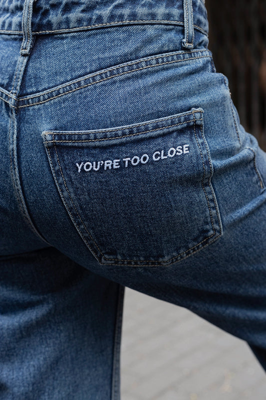 You Are Too Close Straight Fit Jeans