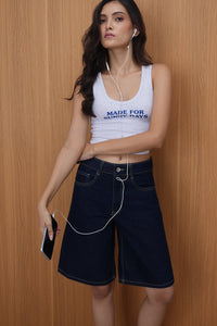 Raw Wash Jort