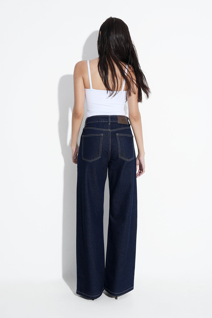 Raw Wash Straight Fit Jeans