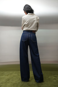 Raw Wash Straight Fit Jeans