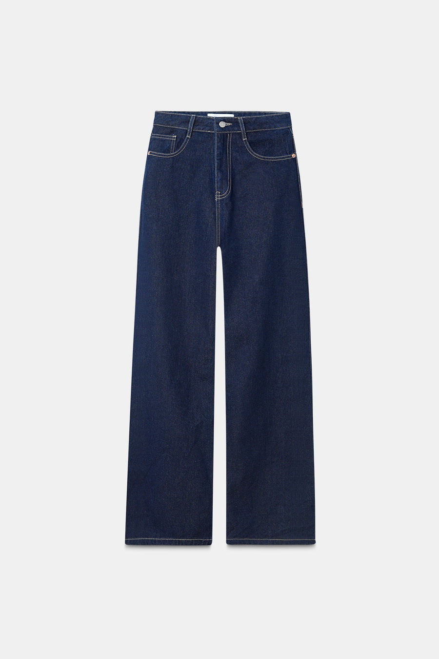 Raw Wash Straight Fit Jeans