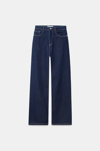 Raw Wash Straight Fit Jeans