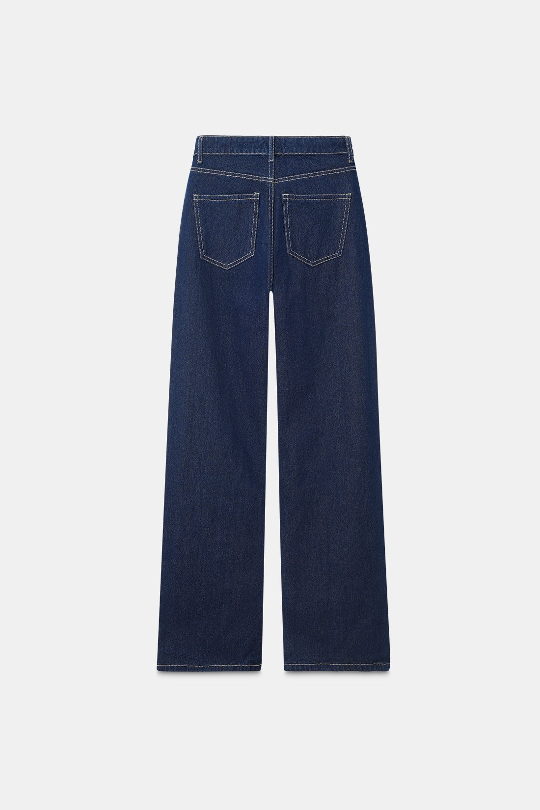 Raw Wash Straight Fit Jeans