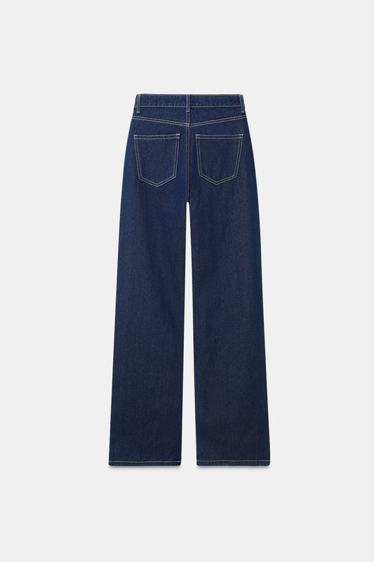 Raw Wash Straight Fit Jeans