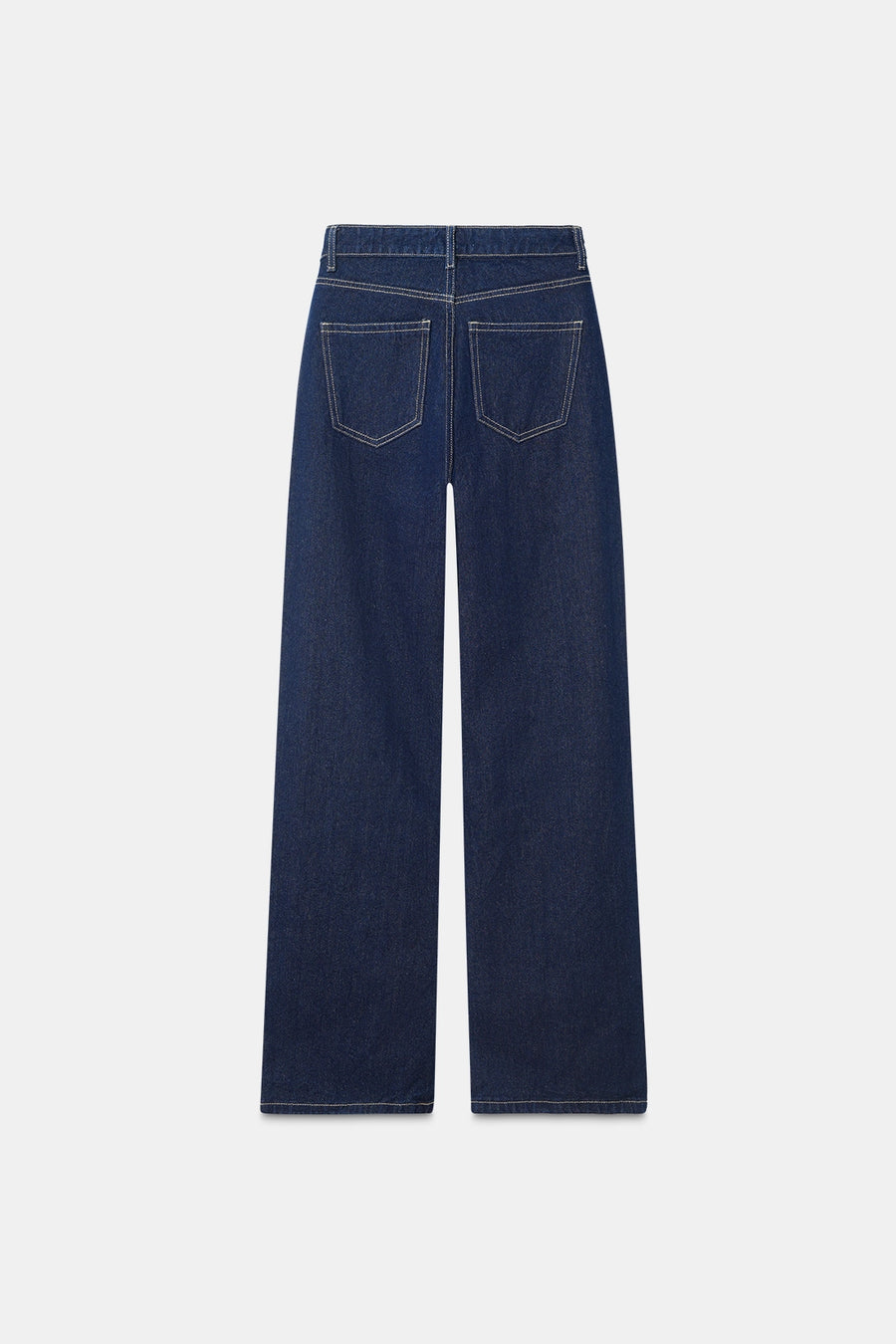 Raw Wash Straight Fit Jeans
