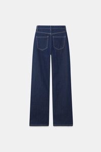 Raw Wash Straight Fit Jeans