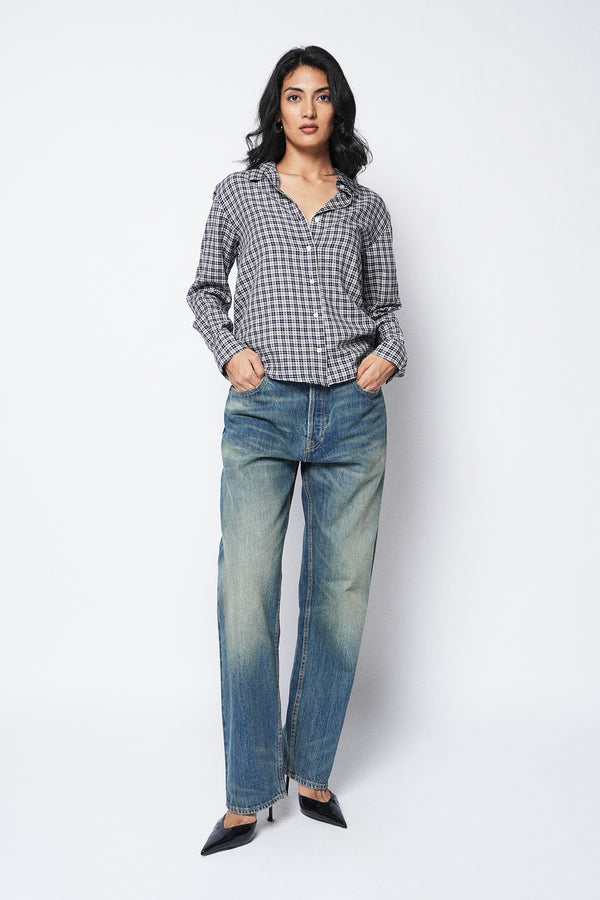 Relaxed-Fit Checkered Shirt