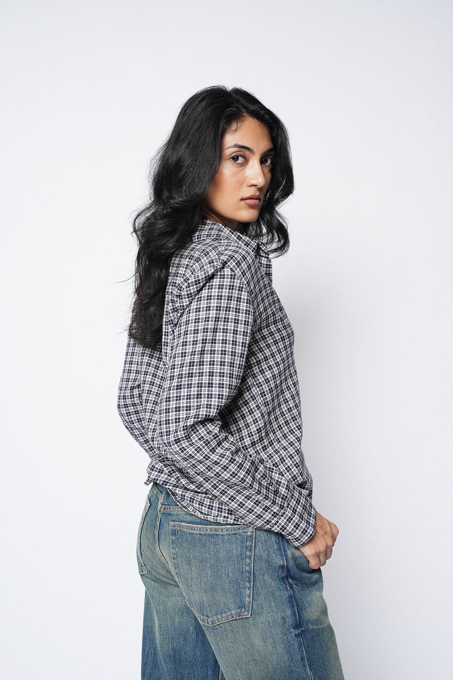 Relaxed-Fit Checkered Shirt