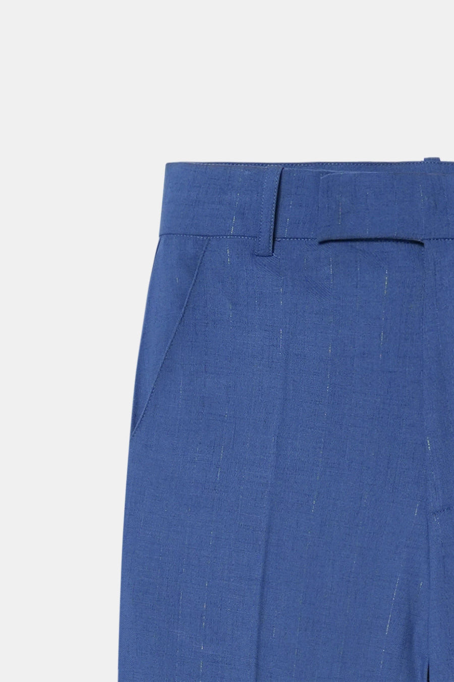 Slate Blue High-Rise Tailored Trouser