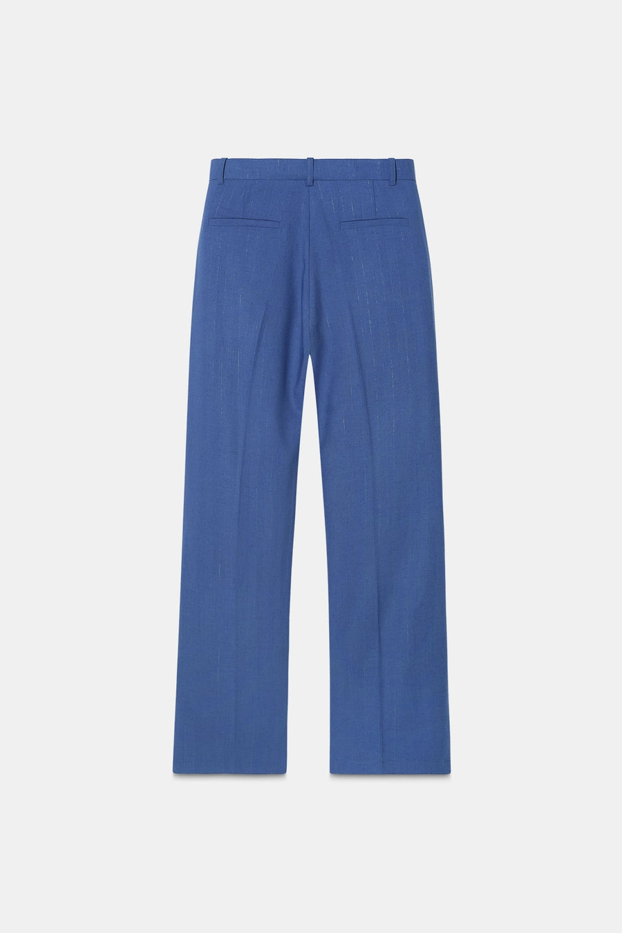 Slate Blue High-Rise Tailored Trouser