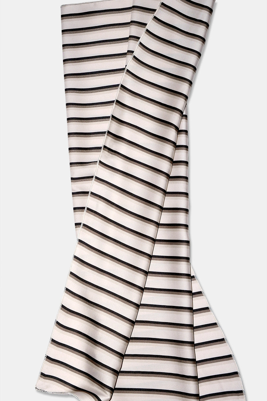 Striped Satin Scarf