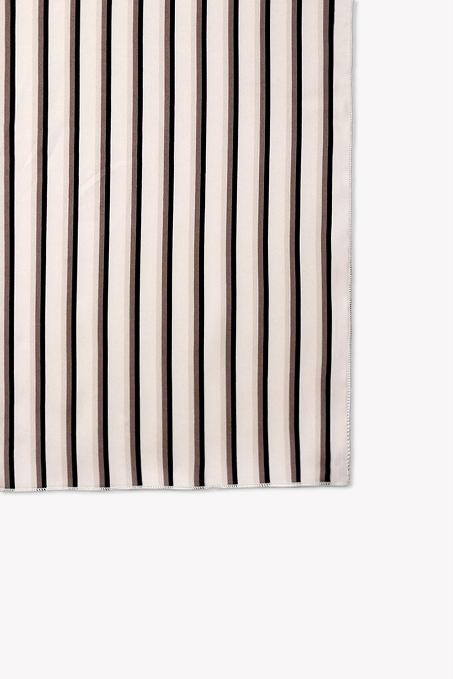 Striped Satin Scarf