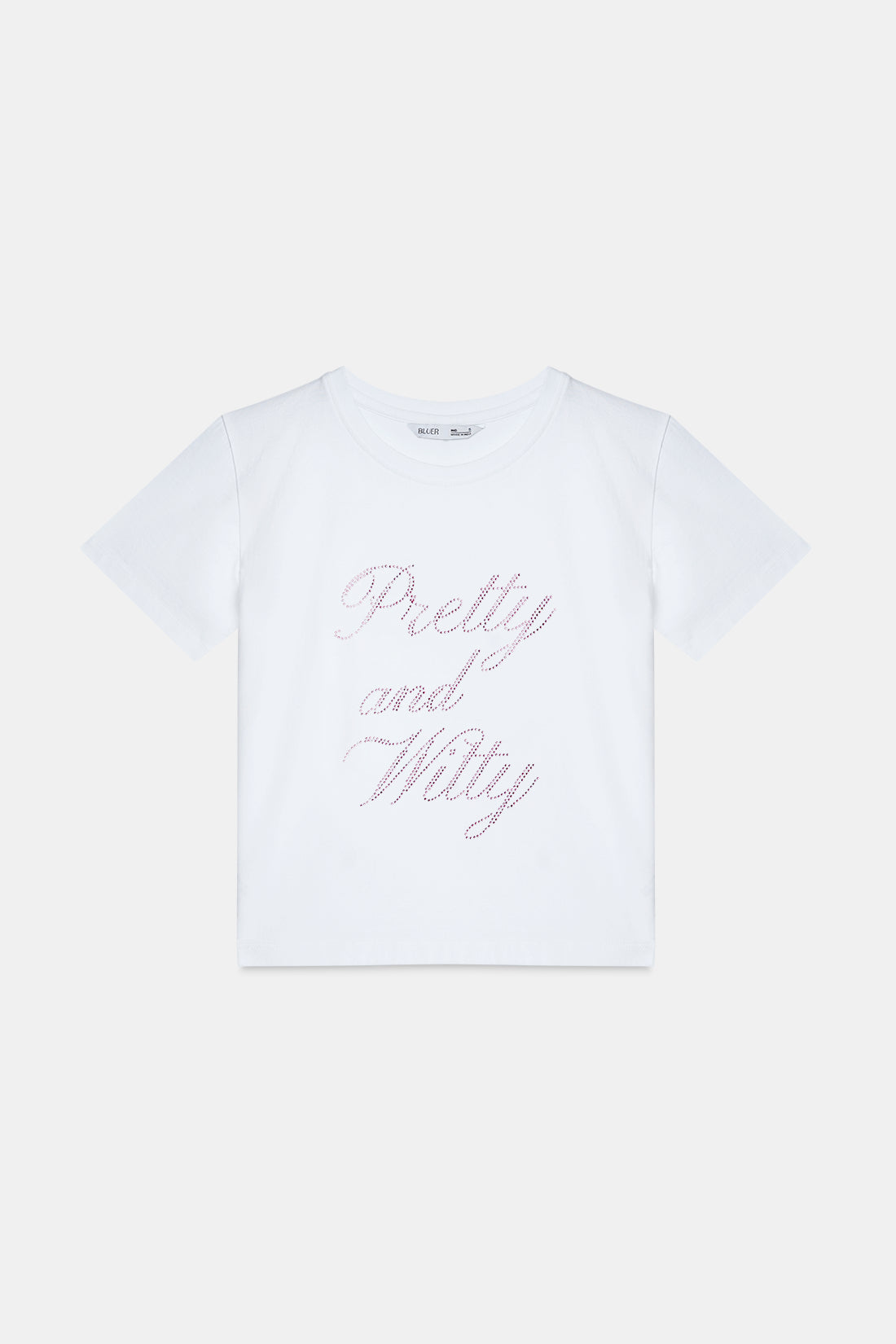 Studded Slogan T-Shirt