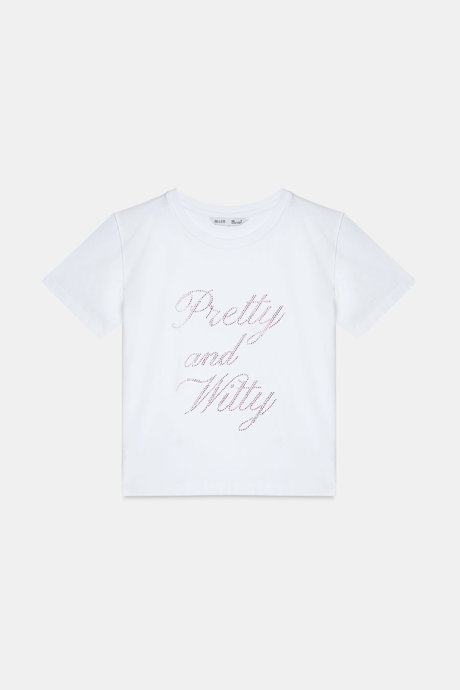 Studded Slogan T-Shirt