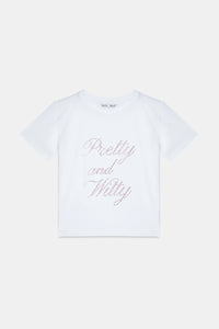 Studded Slogan T-Shirt