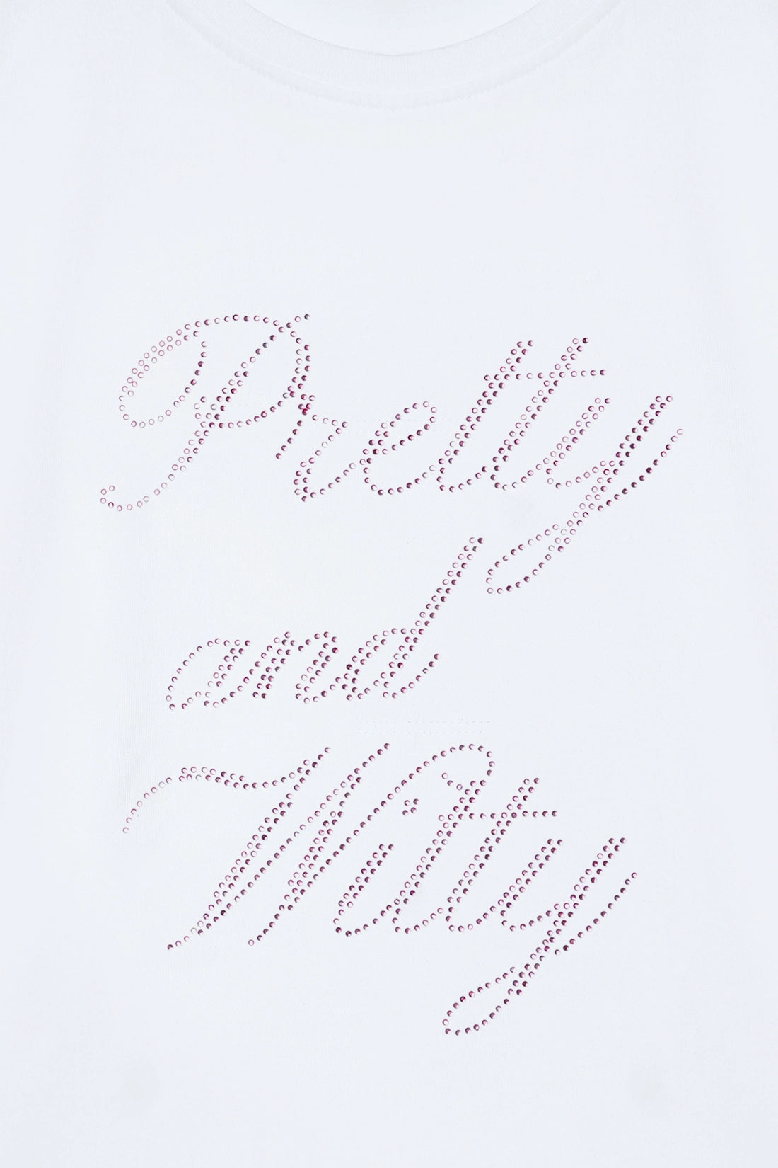 Studded Slogan T-Shirt
