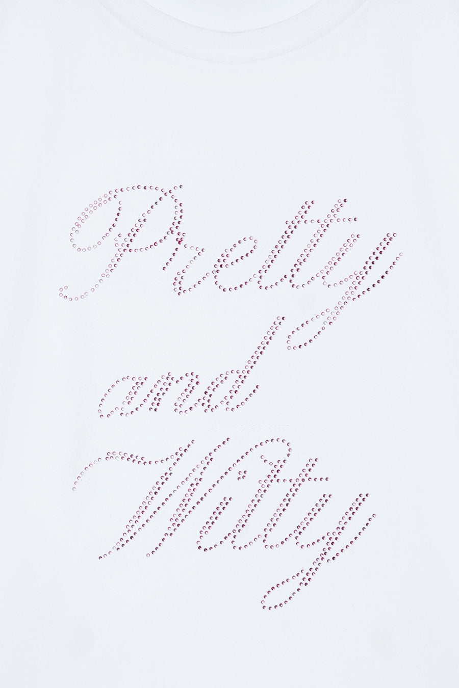Studded Slogan T-Shirt