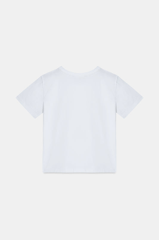 Studded Slogan T-Shirt