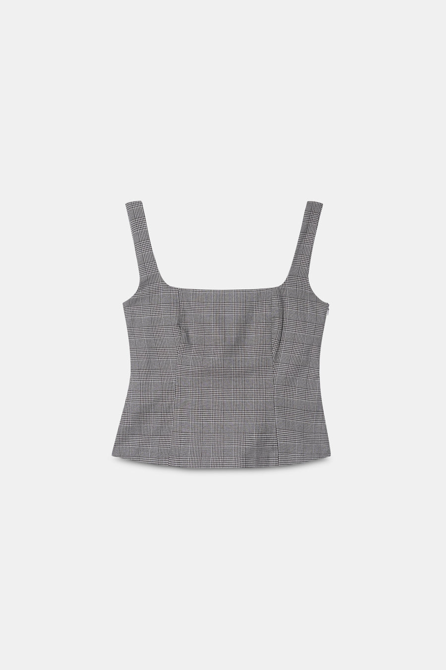 Tailored Plaid Top