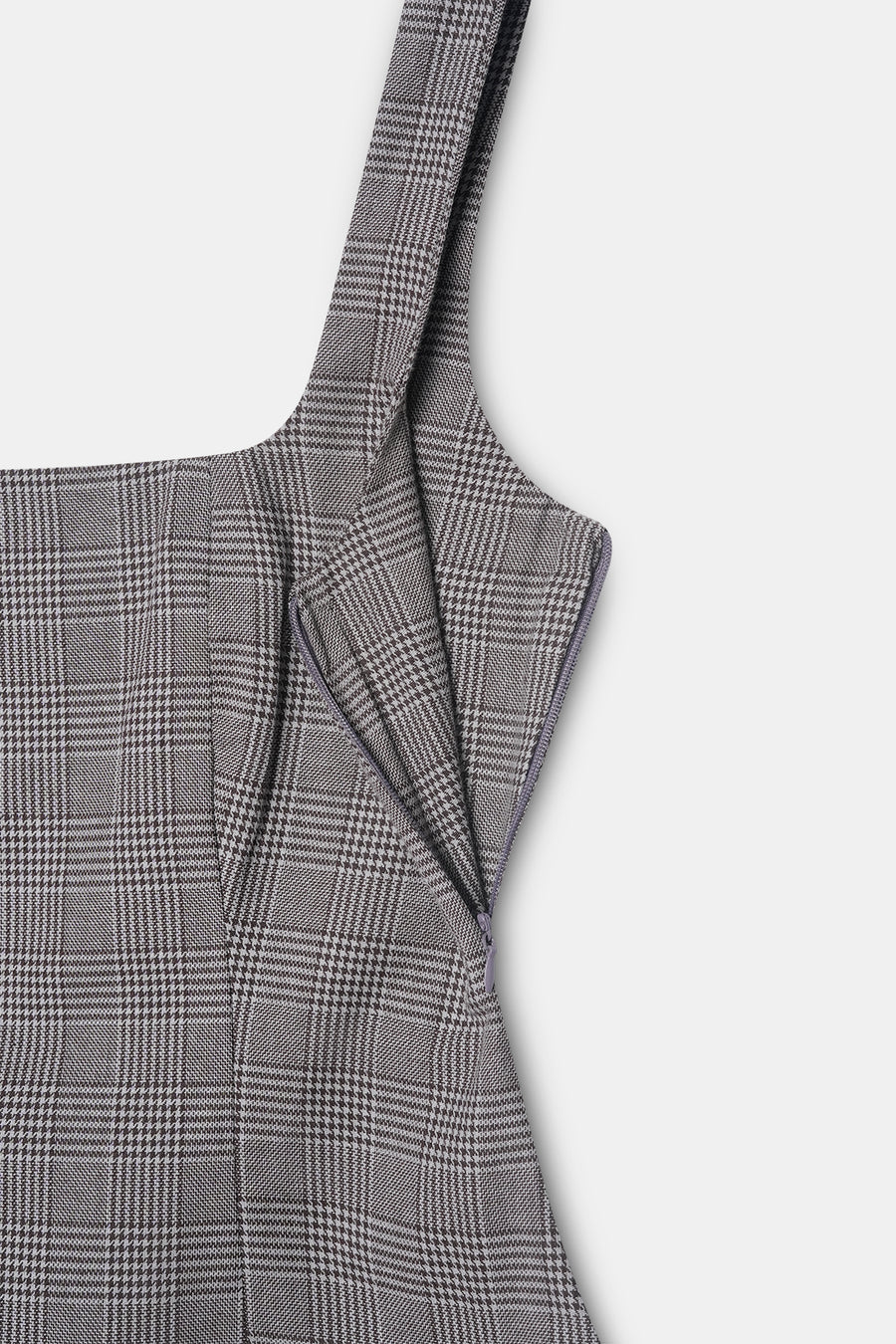 Tailored Plaid Top