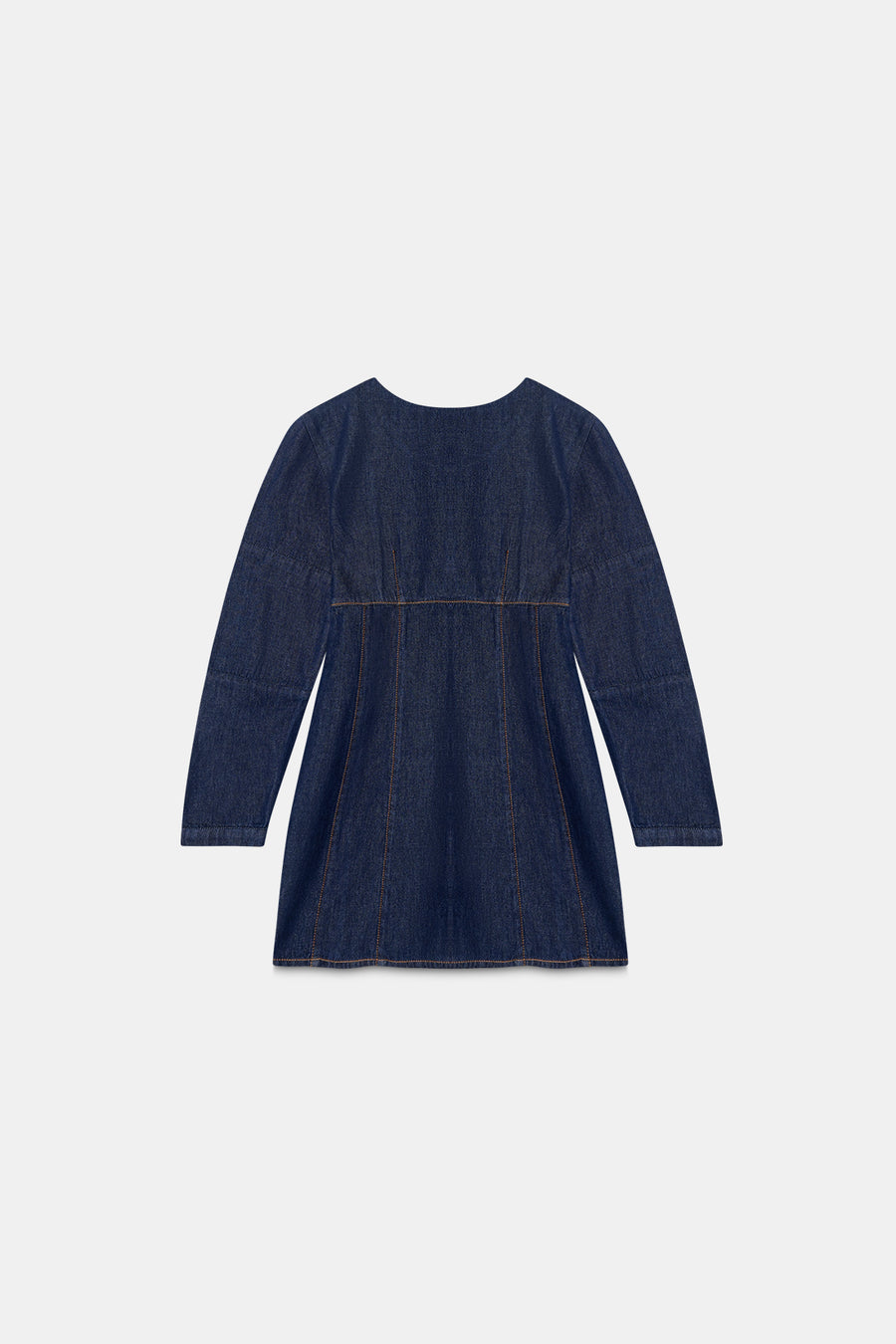 Tailored Long Sleeve Denim Dress