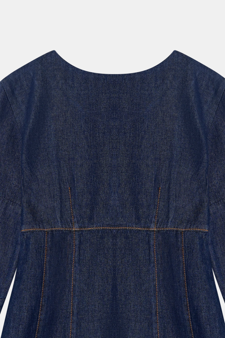 Tailored Long Sleeve Denim Dress