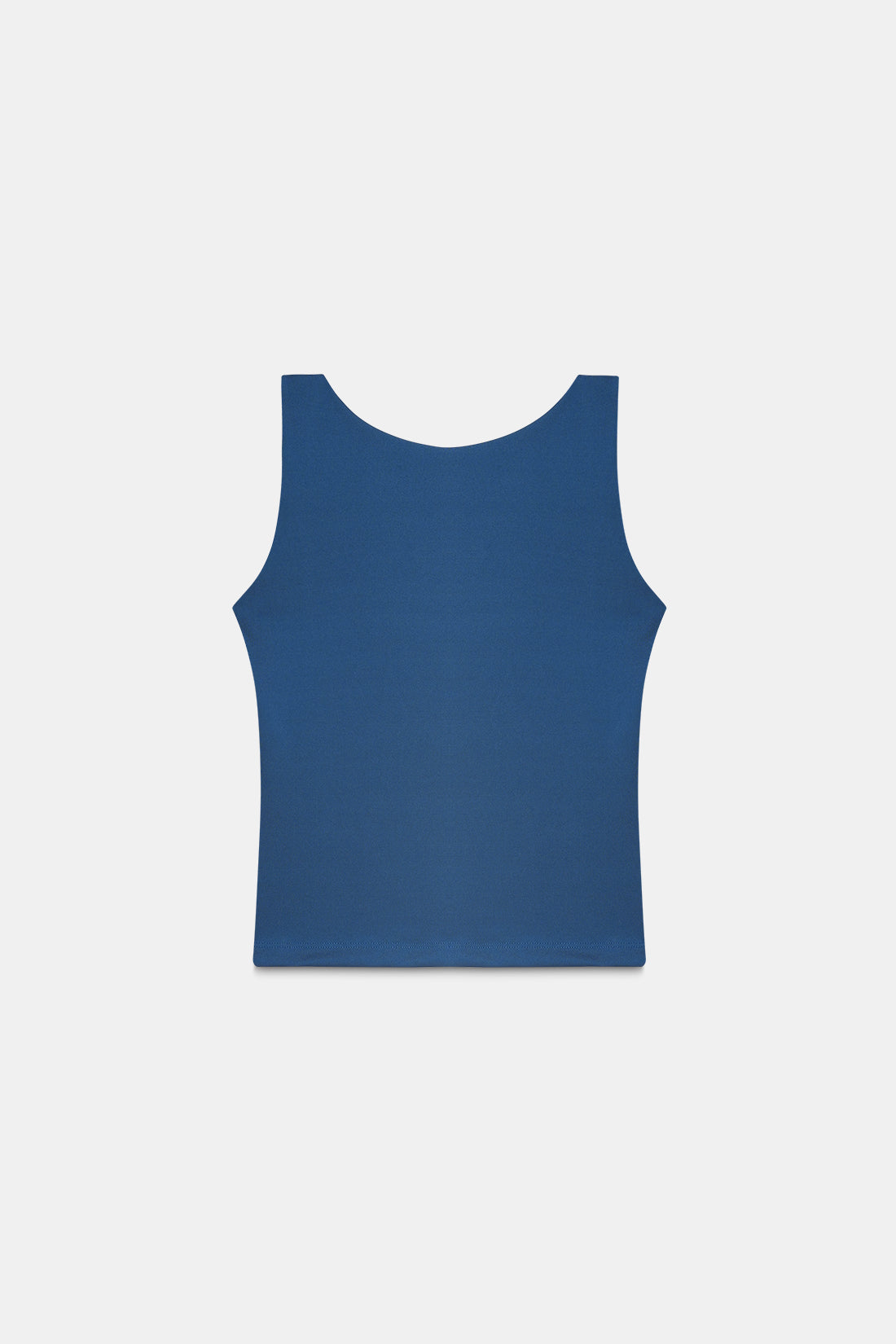 Teal Open-Back Polyamide Top