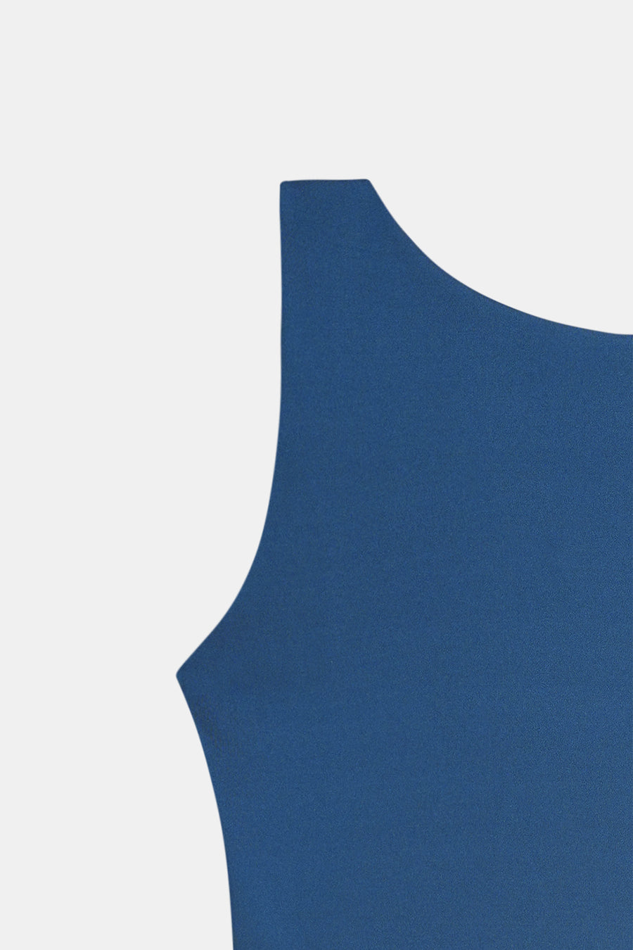 Teal Open-Back Polyamide Top