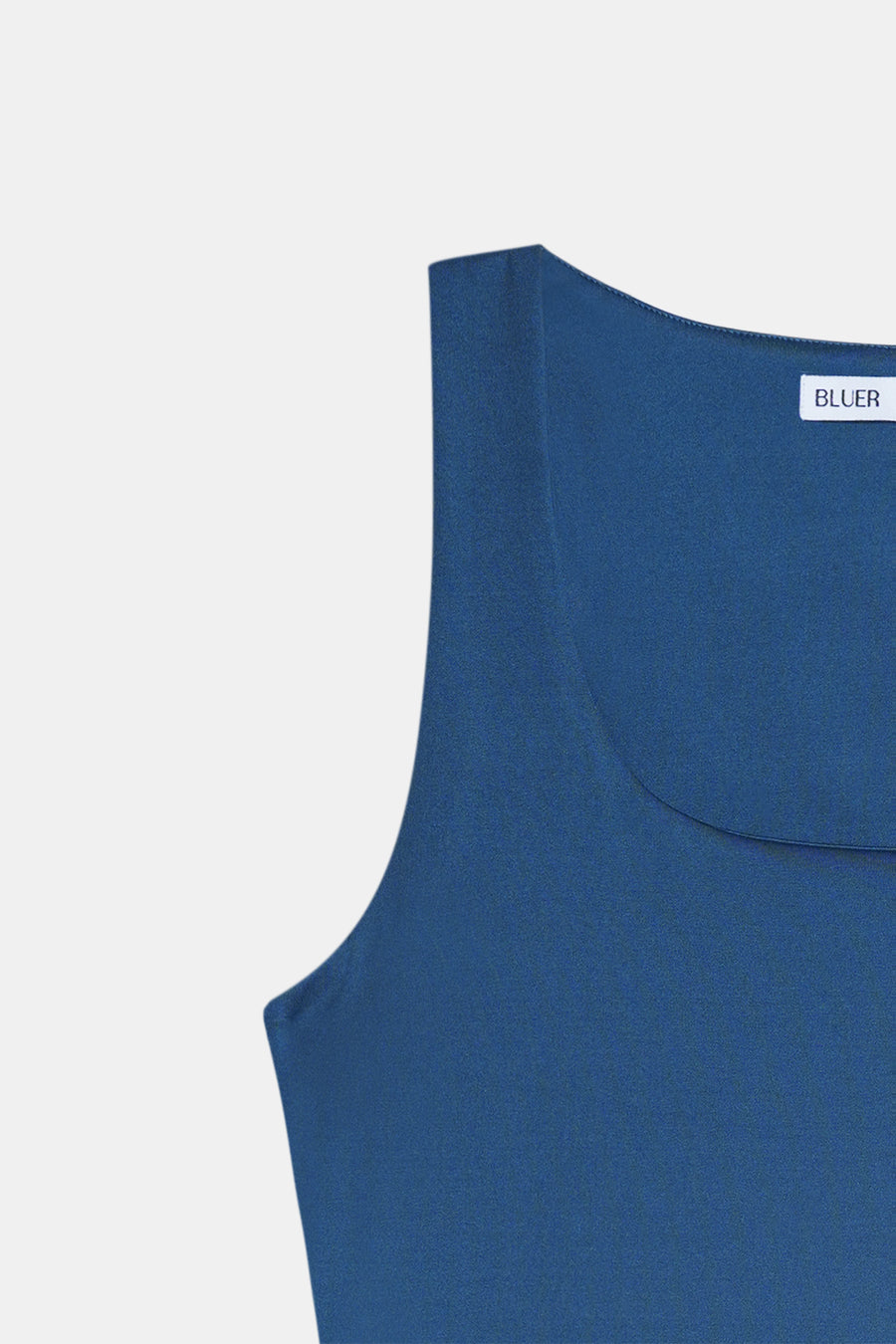 Teal Polyamide Tank Top
