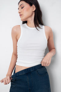 Tinted Blue Denim Sweatpants