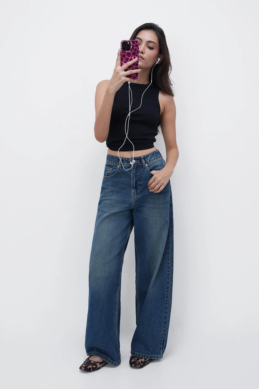 Vintage High-Rise Baggy Jeans