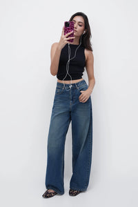 Vintage High-Rise Baggy Jeans