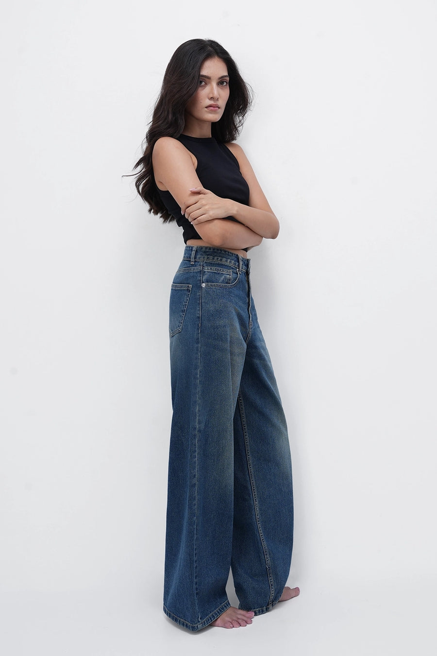 Vintage High-Rise Baggy Jeans