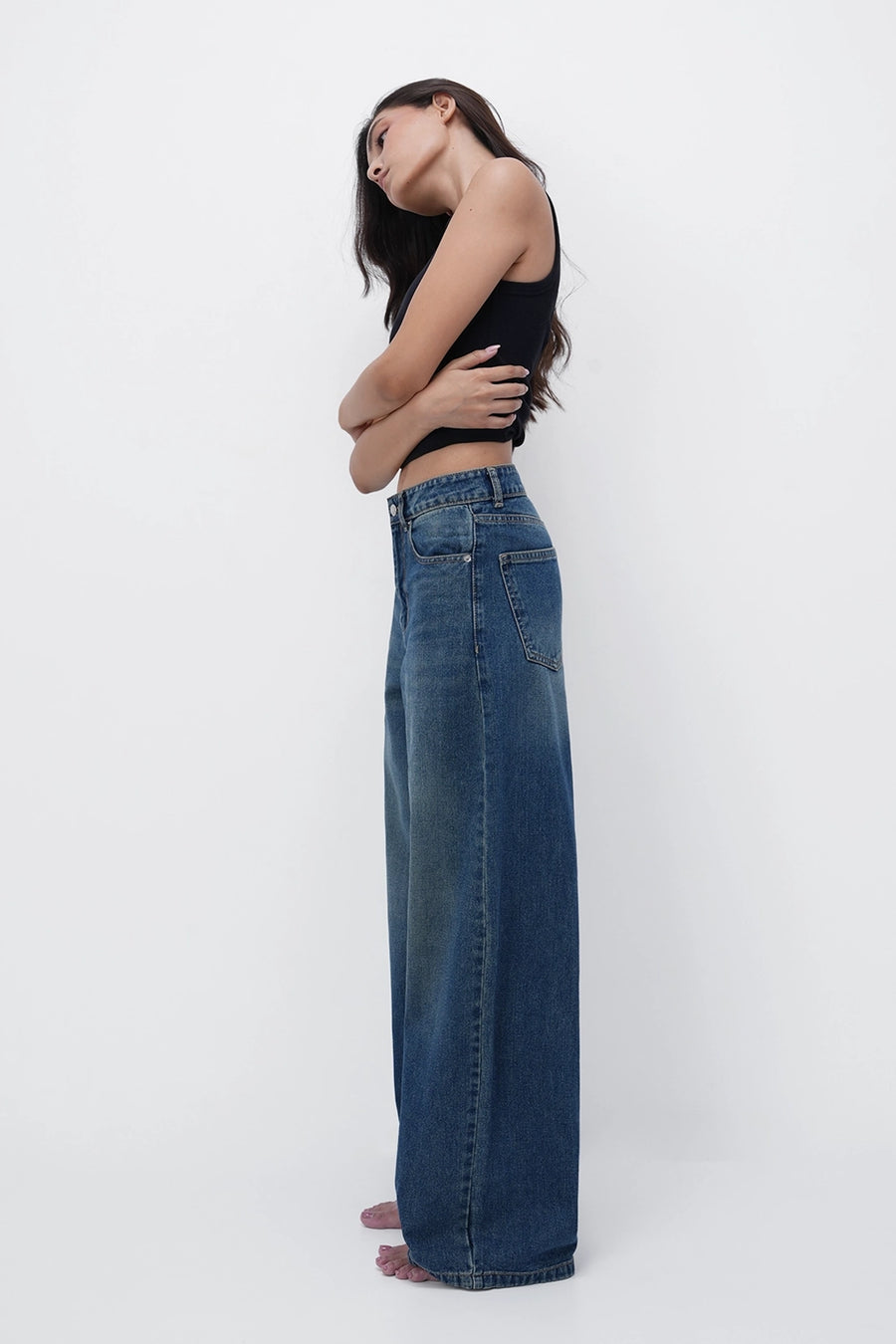 Vintage High-Rise Baggy Jeans
