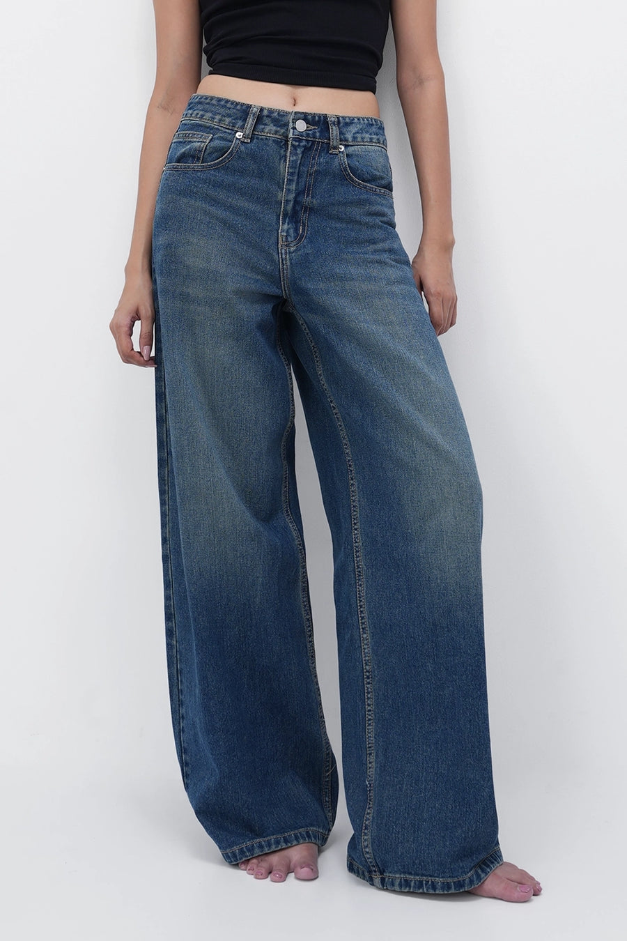 Vintage High-Rise Baggy Jeans