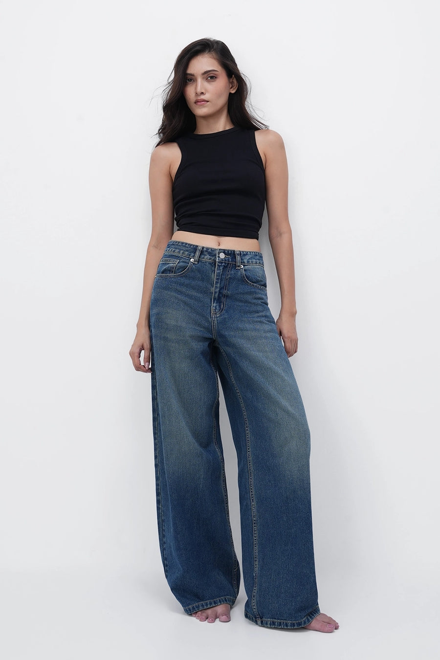 Vintage High-Rise Baggy Jeans