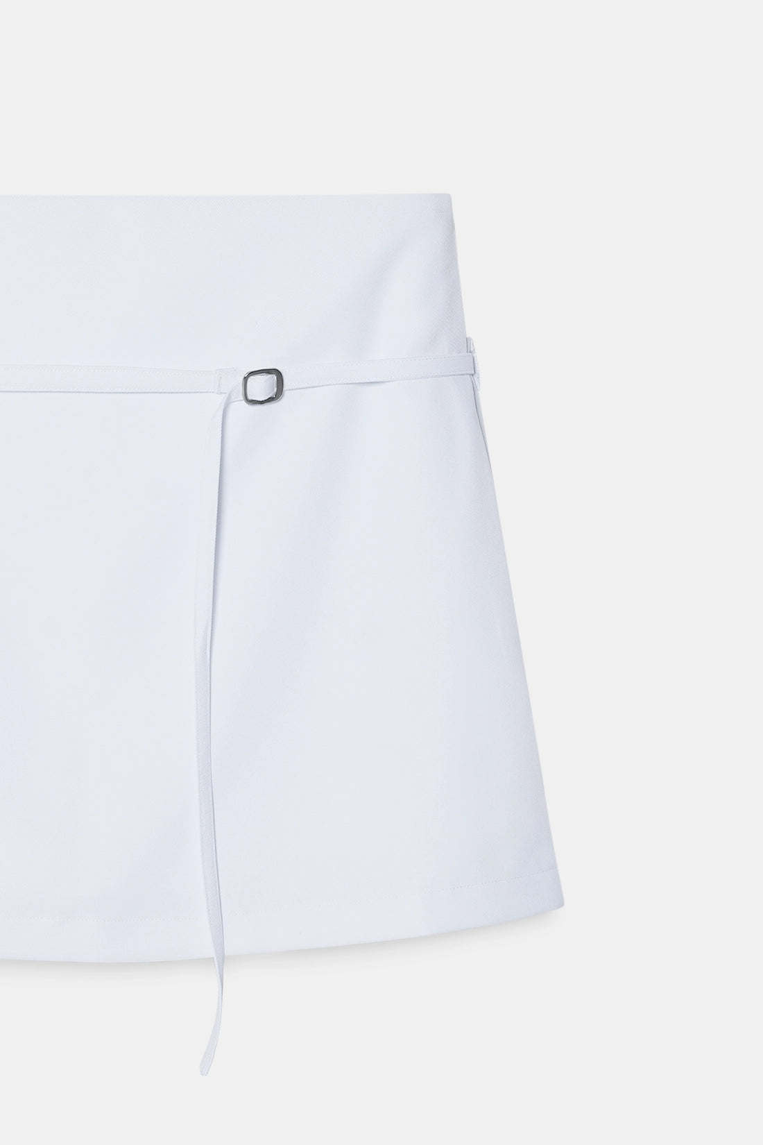 White Belted Skort