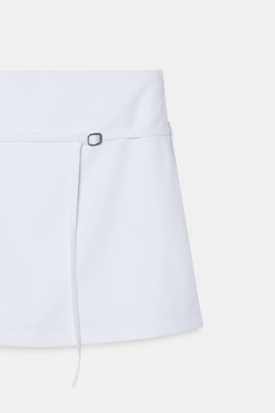 White Belted Skort