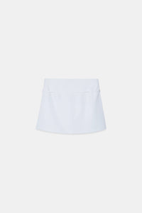 White Belted Skort