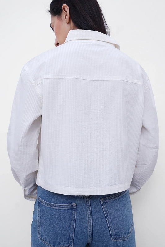 White Corduroy Shirt