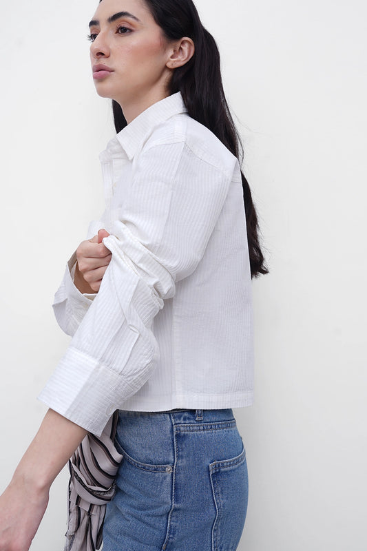 White Corduroy Shirt