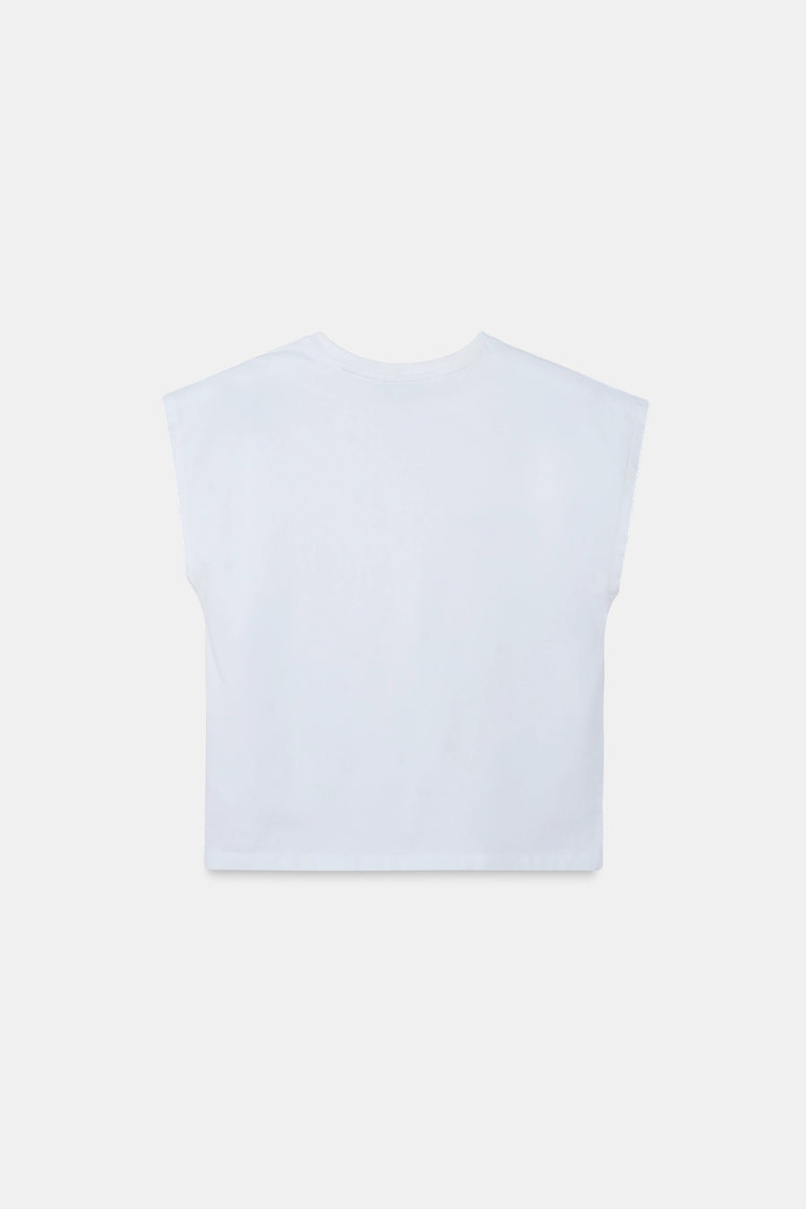 White Basic V-Neck T-Shirt