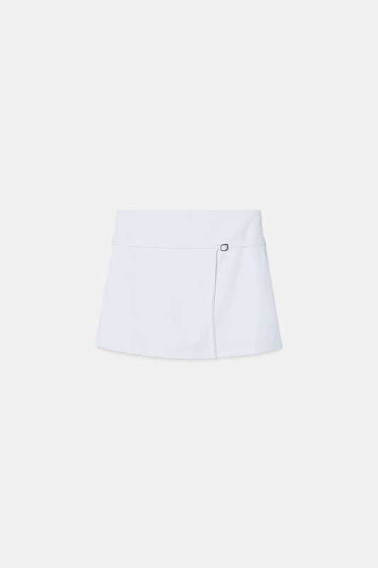 White Belted Skort