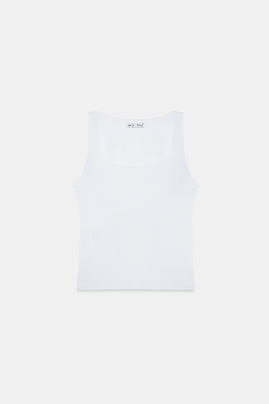 White Polyamide Tank Top