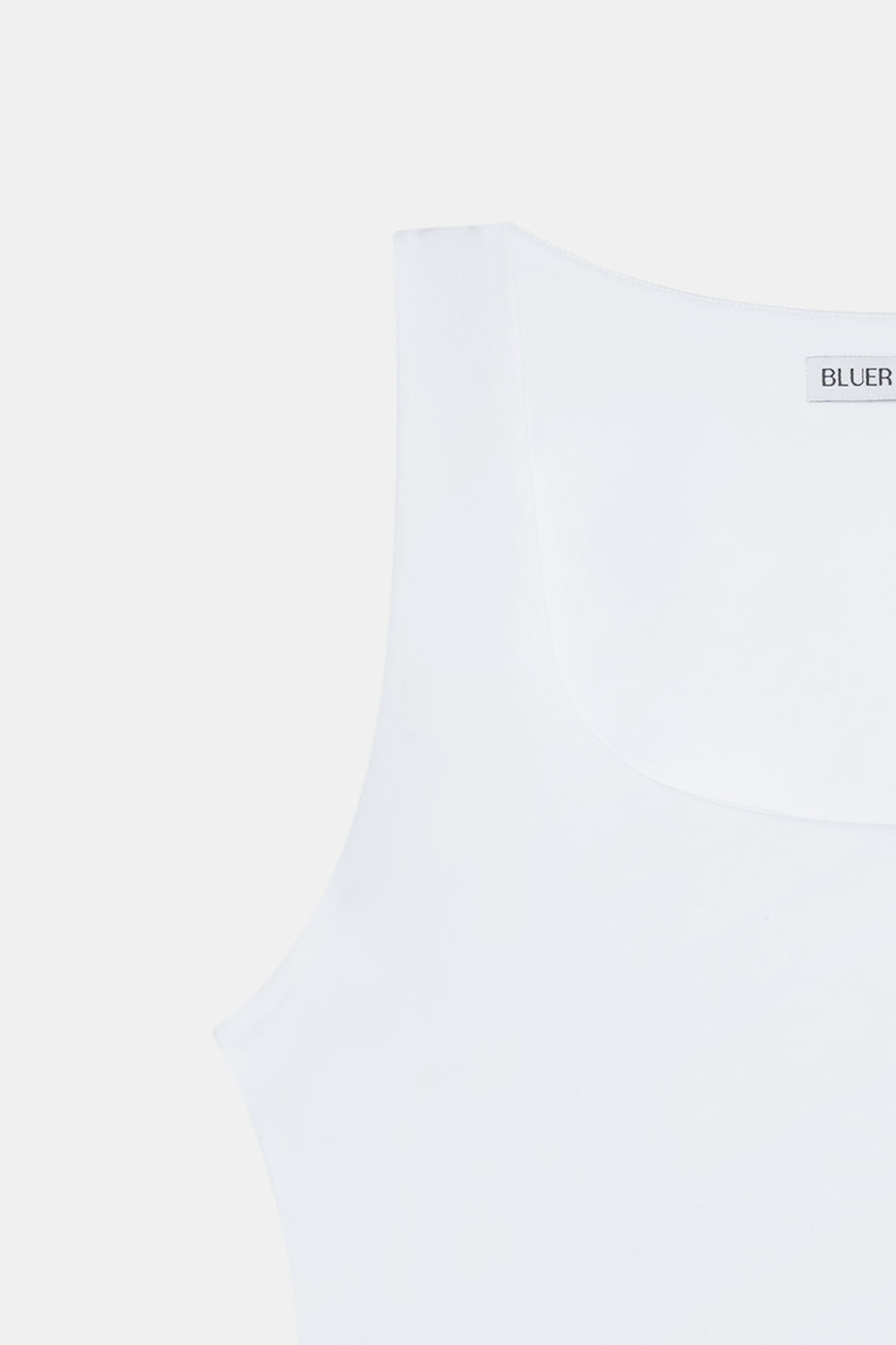 White Polyamide Tank Top