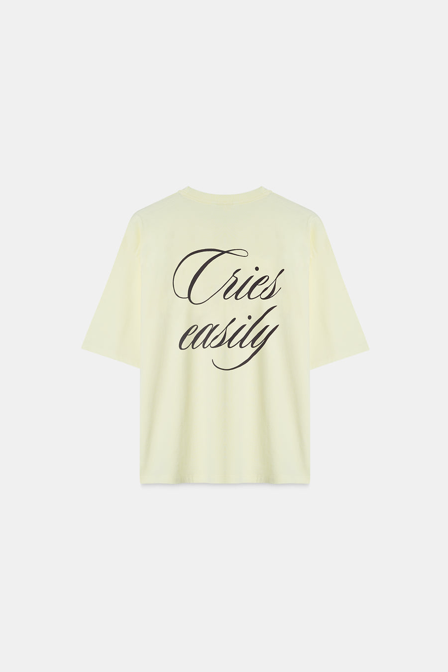 Yellow Graphic Oversized T-Shirt